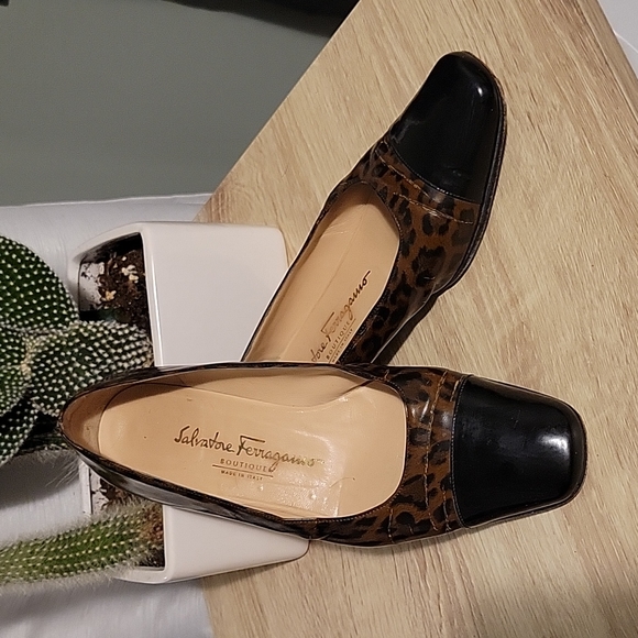 Salvatore Ferragamo Shoes - Salvatore Ferragamo cheeta pumps